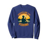 Les vendredis sont pour la pêche | Pêche amusante en plein air Sweatshirt