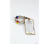 Les Verts Moutons Collier Anti-tiques aux Perles de céramique pour Chien et Chat (XS, Multicolore)