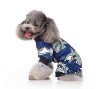 Les Vêtements Pour Chiens Mimigo Noël Halloween Sont Drôles Et Incroyables. Ils Se Sentent Doux Et Confortables, Ce Qui Peut Garder Les Animaux De Compagnie Beaux Et Confortables-Bleu-M
