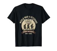 Les vétérans de la Seconde Guerre Mondiale honorent Leur Sacrifice 1941-1945 T-Shirt