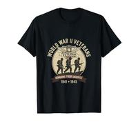 Les vétérans de la Seconde Guerre Mondiale honorent Leur Sacrifice 1941-1945 T-Shirt Graphique avec Valeur
