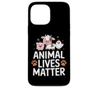 Les Vies d'animaux végétariens comptent Coque pour iPhone 13 Pro Max
