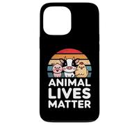 Les Vies d'animaux végétariens comptent Coque pour iPhone 13 Pro Max