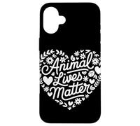 Les Vies d'animaux végétariens comptent Coque pour iPhone 16 Plus