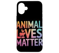 Les Vies d'animaux végétariens comptent Coque pour iPhone 16 Plus