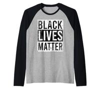 Les Vies des Noirs comptent Mois de l'histoire des Noirs Manche Raglan