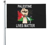 Les Vies Palestiniennes Comptent Drapeau Drapeau De La Fierté Durable Bannière Double Face Pour Extérieure Pelouse Bureaux 3X5 Ft