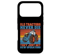 Les Vieux tracteurs ne meurent jamais, Ils Ont Juste de Nouveaux tracteurs opérateurs Coque pour iPhone 17 Pro
