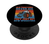 Les Vieux tracteurs ne meurent jamais, Ils Ont Juste de Nouveaux tracteurs opérateurs PopSockets PopGrip Adhésif