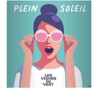 Les Vignes du vin Plein Soleil 2023 Côtes Catalanes - Vin rosé de Languedoc