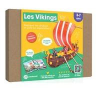 Pandacraft Kit ludo-éducatif Les Vikings - Fabrique ton drakkar - 3-7 ans