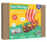 Les Vikings - kit Pandacraft 3-7 ans - Fabrique ton drakkar et pars en exploration ! - Collectif - Pandacraft - Jeux livres objets