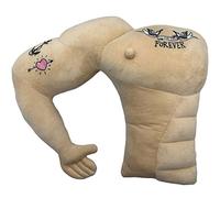 Les Vilaines Filles 41-VF-033 Coussin forme torse homme Boyfriend Beige Polyester H40 x 15 x 50 cm