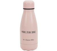 Les Vilaines Filles 42-VF-012 Bouteille isotherme de transport Gourde Morue d'eau douce Rose 26 cier inoxydable D7 x H20 cm