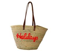 Les Vilaines Filles Sac de plage en palme Holidays