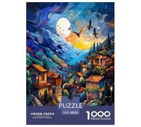 Les Villages Puzzle 1000 Pièces Jouet Divertissement Créatif De l'art De La Décoration Jeu Éduchatif Challenge Toy Adultes & Enfants des 14 Ans 38x26cm/1000pcs