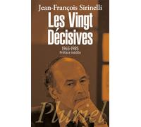 Les Vingt Décisives 1965-1985 - Jean-François Sirinelli - Hachette Pluriel Reference - broché - Etude