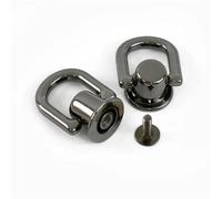 les vis à tête ronde, D Ring Bag Handle Screw Rivets 10mm Multicolor 5/10/20pcs for DIY Craft(Black,10mm-10Pcs)