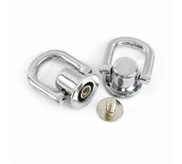 les vis à tête ronde, D Ring Bag Handle Screw Rivets 10mm Multicolor 5/10/20pcs for DIY Craft(Chrome,10mm-10Pcs)