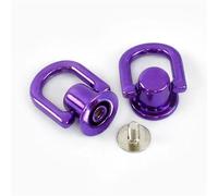 les vis à tête ronde, D Ring Bag Handle Screw Rivets 10mm Multicolor 5/10/20pcs for DIY Craft(Purple,10mm-5Pcs)