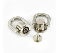 les vis à tête ronde, D Ring Bag Handle Screw Rivets 10mm Multicolor 5/10/20pcs for DIY Craft(Silver,10mm-20Pcs)