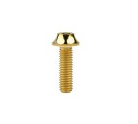 les vis, Lot de 4 boulons Torx en titane for freins V-Brake de vélo multicolores M5/M6 x 16-20 mm(Gold,16MM-M6)