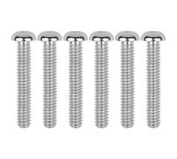 les vis, Lot de 6 vis en alliage de titane TC4, tailles multiples, boulon à six pans creux UNC 1/4-20, filetage complet(5-8-1-4-20)