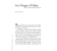Les Visages d’Orlan Pour une relecture du post-humain - Joëlle Busca - Lettre Volee - broché - Etude