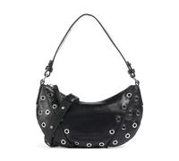 Les Visionnaires Enya Rivet Glossy Mini Sac porté épaule noir, femme