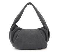 LES VISIONNAIRES Greta Essential Sac à bandoulière Cuir véritable 43 cm gris