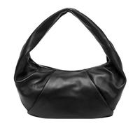 LES VISIONNAIRES Greta Essential Sac à bandoulière Cuir véritable 43 cm noir