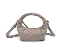 LES VISIONNAIRES Greta Mini Essential Sac à main Cuir 23 cm gris