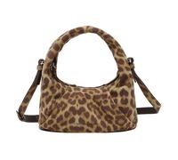 LES VISIONNAIRES Greta Mini Essential Sac à main Cuir véritable 23 cm brun