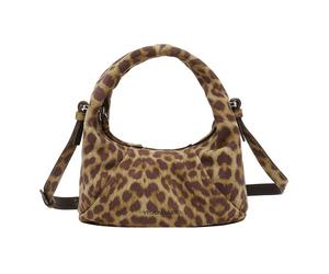 LES VISIONNAIRES Greta Mini Essential Sac à main Cuir véritable 23 cm brun