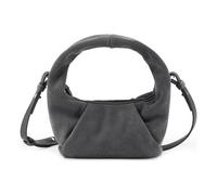 LES VISIONNAIRES Greta Mini Essential Sac à main Cuir véritable 23 cm gris
