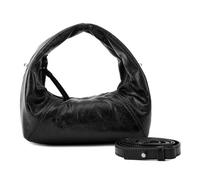 LES VISIONNAIRES Greta Sac à bandoulière Cuir véritable 20 cm noir