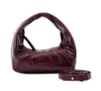 LES VISIONNAIRES Greta Sac à bandoulière Cuir véritable 20 cm rouge