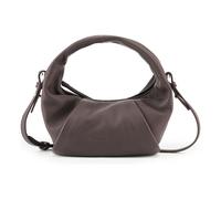 LES VISIONNAIRES Greta Sac à bandoulière Cuir véritable 23 cm gris