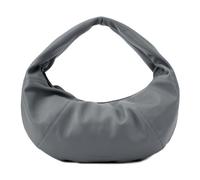 LES VISIONNAIRES Greta Sac à bandoulière Cuir véritable 42 cm gris