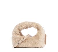 Les Visionnaires Greta Teddy Micro Sac bandoulière beige, femme