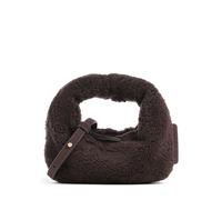 Les Visionnaires Greta Teddy Micro Sac bandoulière brun foncé, femme
