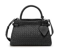LES VISIONNAIRES Issac Weave Sac à main Cuir véritable 31 cm noir