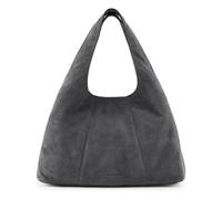 LES VISIONNAIRES Paz Essential Sac à bandoulière Cuir véritable 46 cm gris
