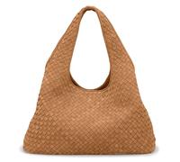 LES VISIONNAIRES PAZ Weave Sac à bandoulière Cuir véritable 44 cm brun
