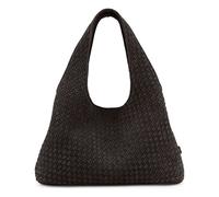 LES VISIONNAIRES Paz Weave Sac à bandoulière Cuir véritable 44 cm brun