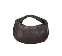 LES VISIONNAIRES Sac en cuir - Hobo GRETA ESSENTIAL SILKY marron