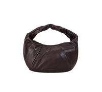 LES VISIONNAIRES Sac en cuir - Hobo GRETA ESSENTIAL SILKY rouge foncé