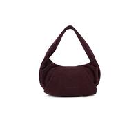 LES VISIONNAIRES Sac en cuir - Hobo GRETA rouge foncé
