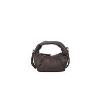 LES VISIONNAIRES Sac en cuir - Mini Sac GRETA MINI ESSENTIAL SILKY marron