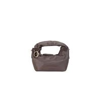 LES VISIONNAIRES Sac en cuir - Mini sac GRETA NANO SILKY marron
